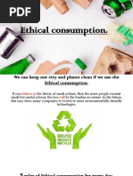 Ethical Consumption Проверенное