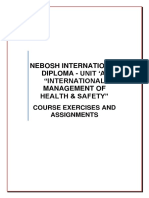 NEBOSH Int Dip - Unit A - Questions by Elements PDF