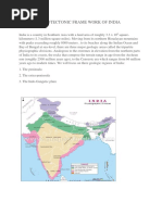 Tectonic Division of India