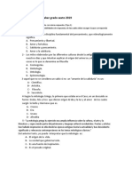 Preguntas Pruebas Saber Grado Sexto Primer Periodo 2019