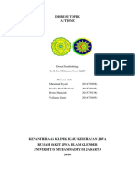 Diskusi Topik Autisme: Dosen Pembimbing: Dr. H. Isa Multazam Noor, SP - KJ