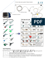 ECG Trunk Cable and Leads For Patient Monitor