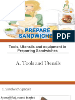 Prepare Sandwiches