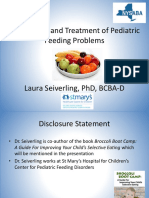 Assessment and Treatment of Pediatric Feeding Problems