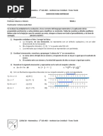 Examen de Intervalos e Inecuaciones - Victoria A. Nari