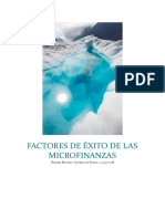 Factores de Éxito de Las Microfinanzas