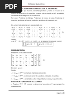 Apuntes Metodos Numericos Sistema de Ecuaciones Lineales