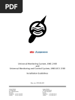 Univers Al Monitoring S Ys Tem, UMS 2100 and Univers Al Monitoring and C Ontrol S Ys Tem, UMS /UC S 2100 Ins Tallation G Uidelines