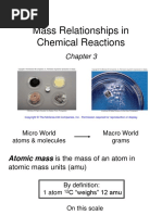 Chapter 3 Mass Relationships in Chemical Reactions