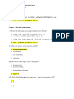 PHPMySQLWebDev5E ChapterReviewQuizzes+ANSWERS