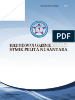 Buku Pedoman Akademik Penusa