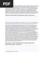 Gorter and Grendel's Membrane Theory (1920)