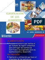 Clase 4 - Clasificacion de Los Alimentos