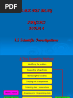 SMK Tat Beng Physics Form 4 1.5 Scientific Investigations