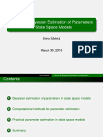 Lecture 8: Bayesian Estimation of Parameters in State Space Models