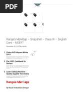 Rangas Marriage Important Questions and Answers