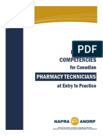 Professional Competencies For Canadian Pharmacy Technicians at Entry To Practice