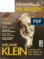 Revista Memória Da Psicanálise