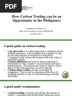 How Carbon Trading Can Be An Opportunity in The Philippines by Mr. Alejandrino R. Sibucao Jr.