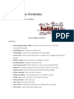 IELTS Topic Vocabulary For Speaking