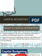 Capital Budgeting