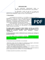 CIRCULAR N3-99 Pautas para Redacción Tesis