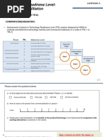 Lampiran 3 - Borang Technology Readiness Level (TRL)