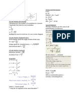 Physics Cheat Sheet Vce Unit 1