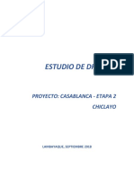 Memoria Descriptiva de Drenaje Proyecto Chiclayo