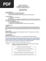 Lesson Plan in Science Perpetuation of Life I. Learning Objectives