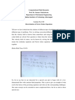 Computational Fluid Dynamics Prof. Dr. Suman Chakraborty Department of Mechanical Engineering Indian Institute of Technology, Kharagpur