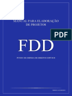 Manual de Elaboracao de Projetos FDD 2019 Com Capa