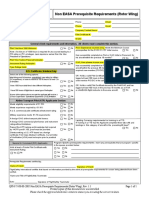 Non EASA Prerequisite Requirements (Rotor Wing)