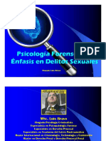 Psicología Forense Con Énfasis en Delitos Sexuales