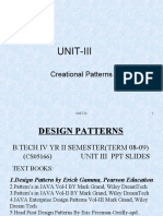 Unit-Iii: Creational Patterns