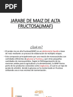 Jarabe de Maiz de Alta Fructosa (Jmaf)