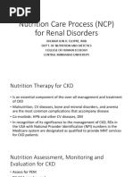 Nutrition Care Process NCP For Renal