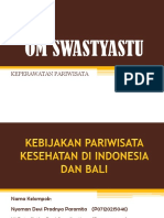 Kebijakan Pariwisata Di Indo Dan Bali