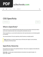 CSS Specificity