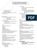 Topic Outline Second Quarter UCSP