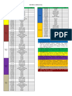 Rotina Semanal