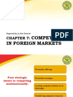 Competing in Foreign Markets