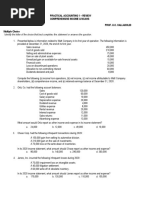 Comprehensive Income & Ncahs