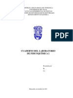 Cuaderno de Laboratorio - Fisicoquímica I