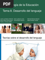 Etapas Del Desarrollo Del Lenguaje