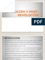 Revolución y Postrevolucion