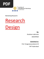 Research Design Classification 