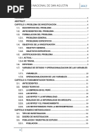 La Informalidad y Su Influencia en La Obtencion de Creditos Financieros para Las Microempresas Seccion Verduras Del Terminal Peesquero - Rio Seco Arequipa 2016