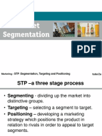 STP:Segmentation, Targeting and Positioning: Marketing