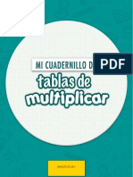 Cuadernillo Tablas de Multiplicar